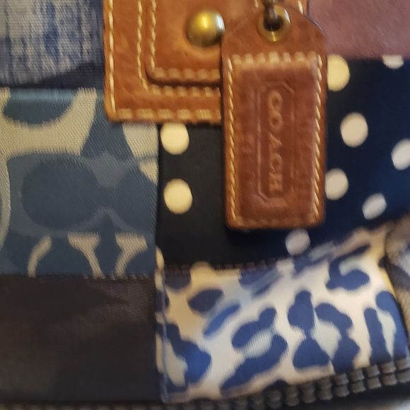 COACH Vintage Patchwork Shoulder Bag in Multicolors - Picture 4 of 12